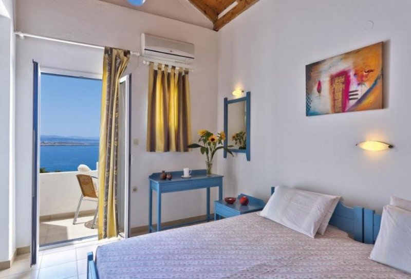 Chorafakia Kreta, Chorafakia: Hotel mit freiem Meerblick und Restaurant Gewerbe kaufen